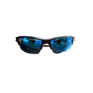 Oakley Flak 2.0 Frames Blue Mirror Rx Lenses (Read)